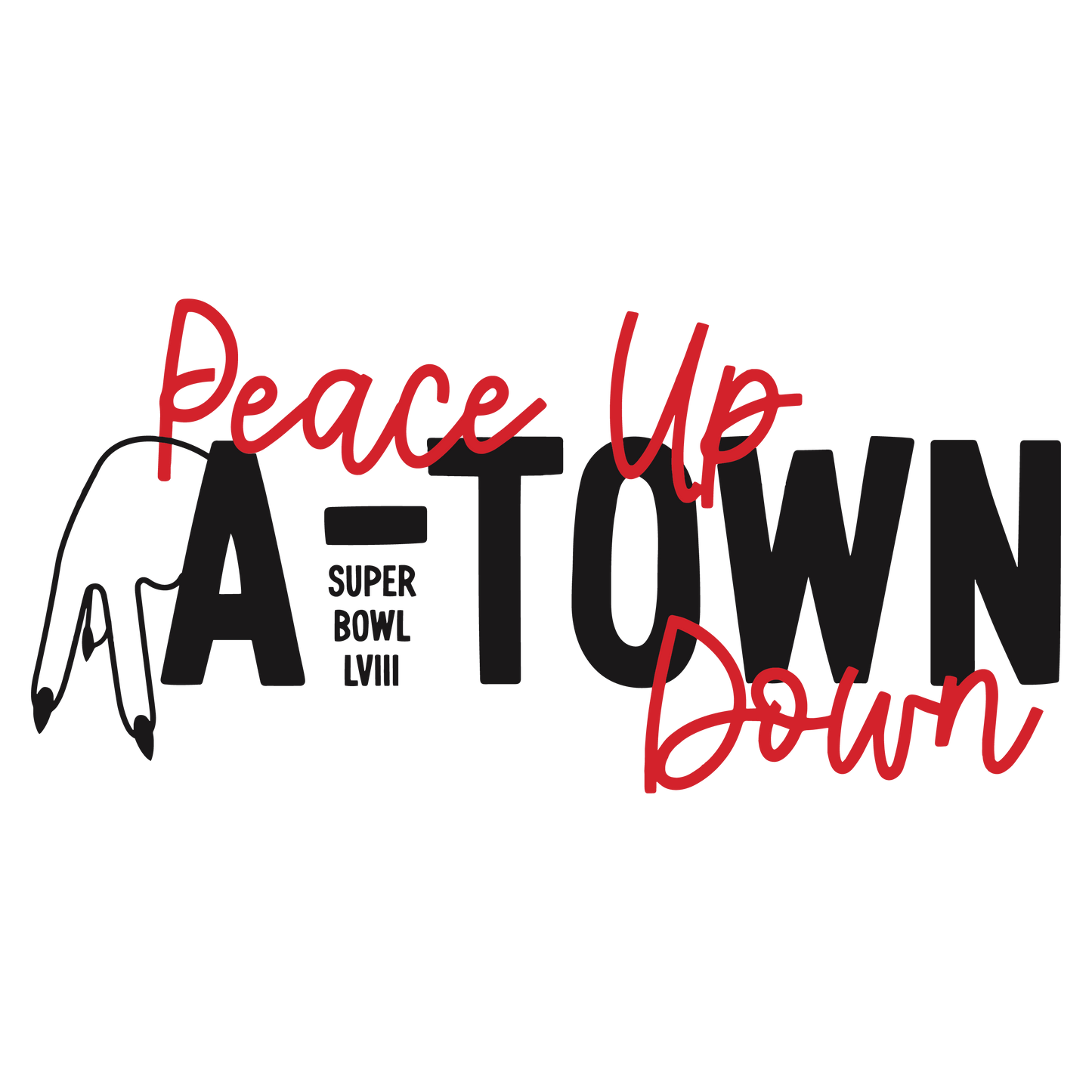 Peace Up A-Town Transfers