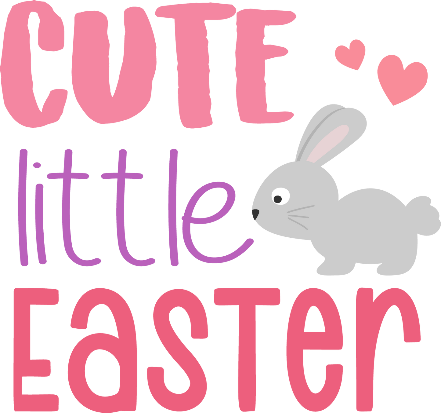 Cute Little Easter Bunny Transfers