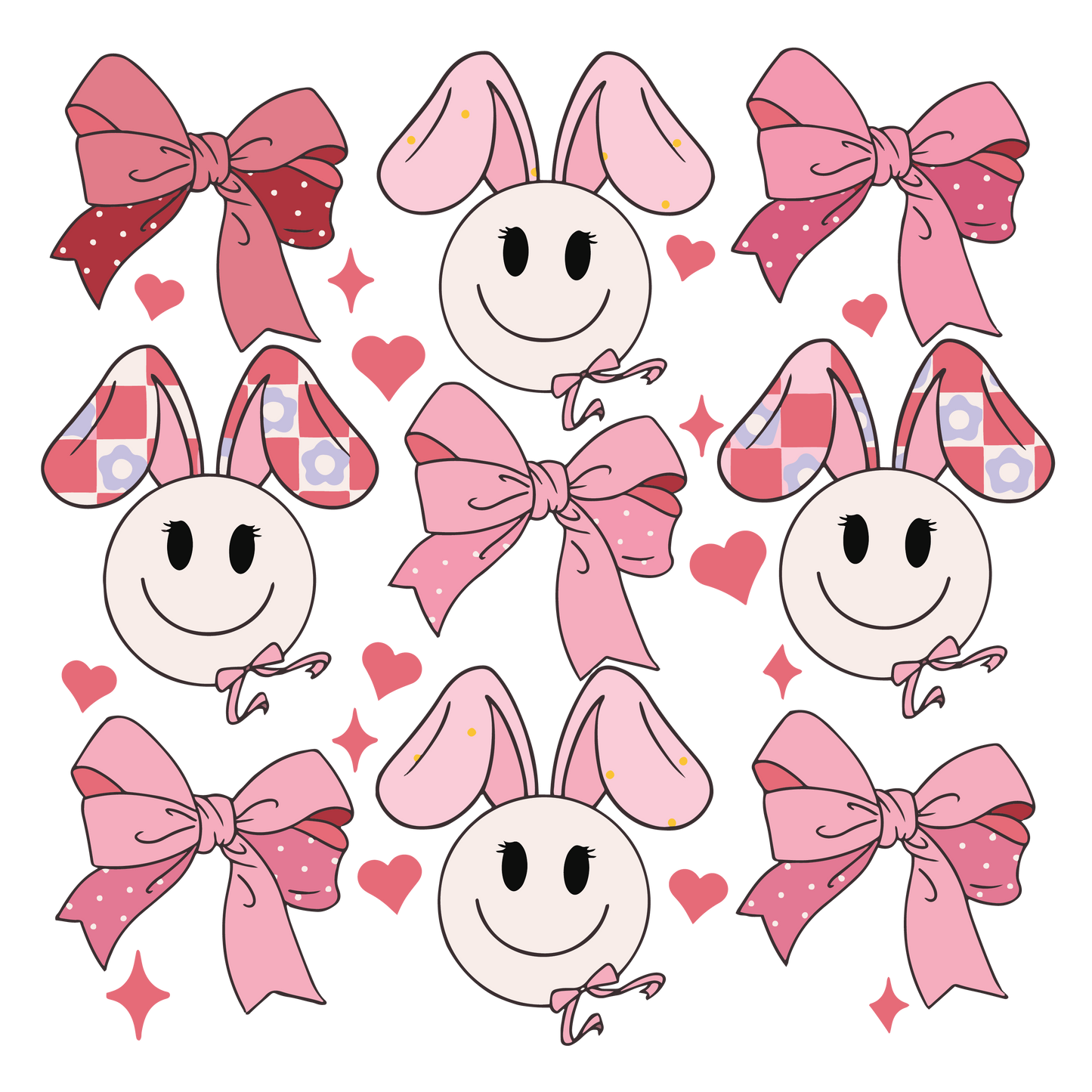 Coquette Smiley Transfers