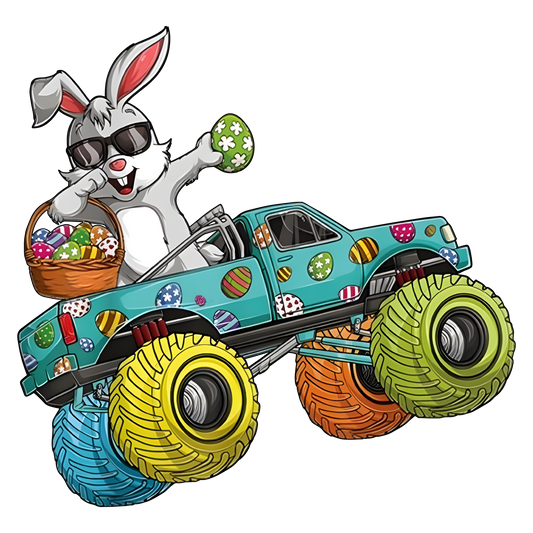 Truckin' Bunny Transfers