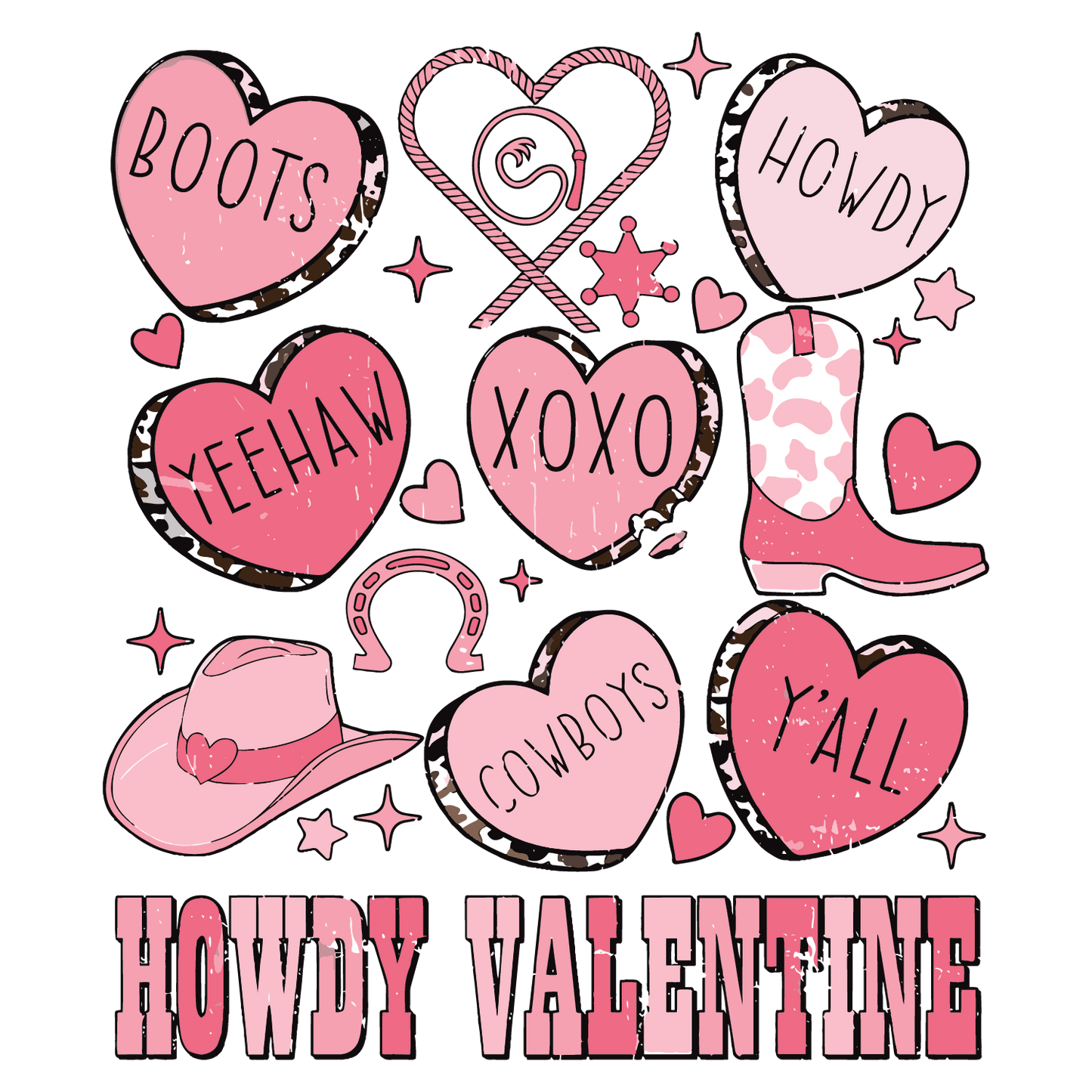 Howdy Valentine Transfers