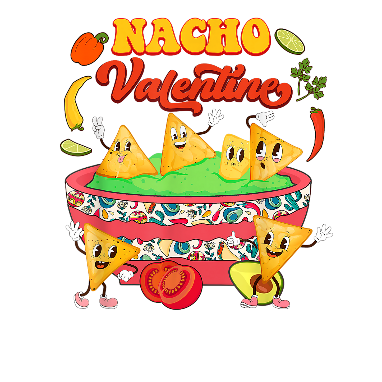 Nacho Valentines Transfers