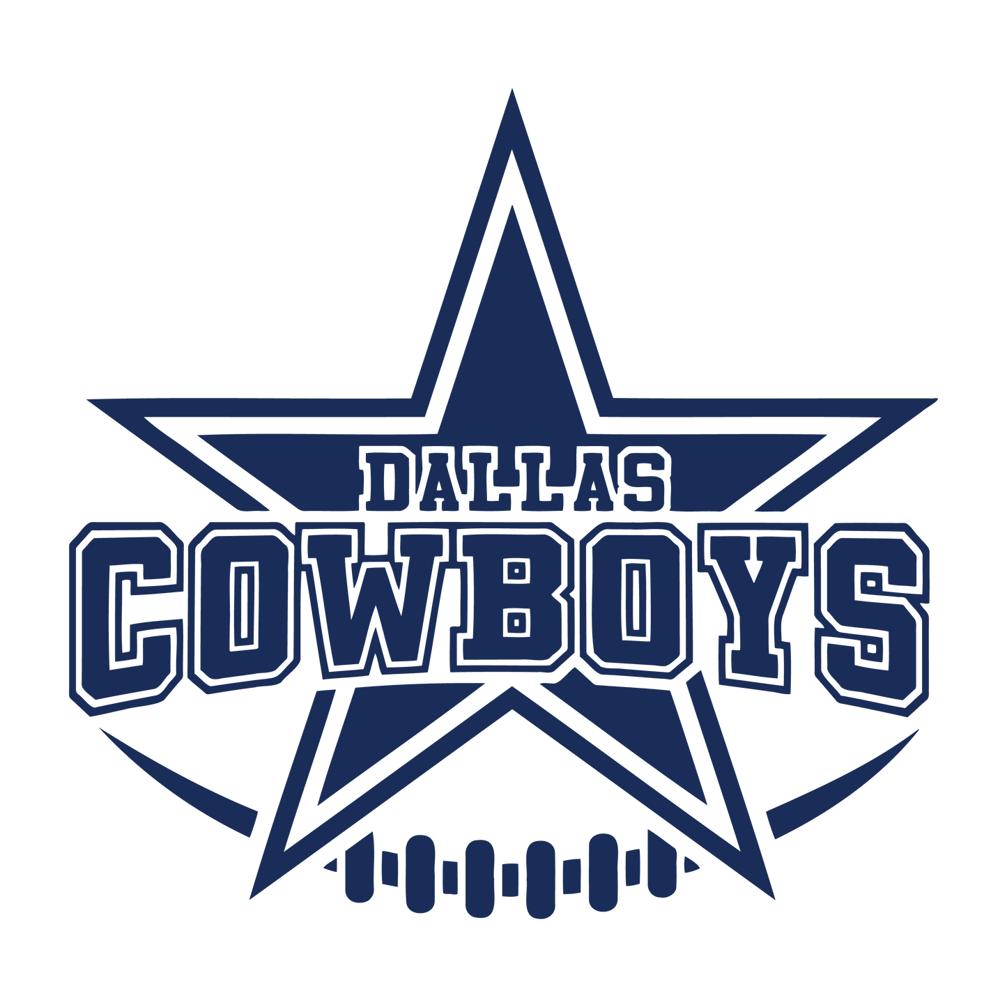 Cowboys with Logo Transfers