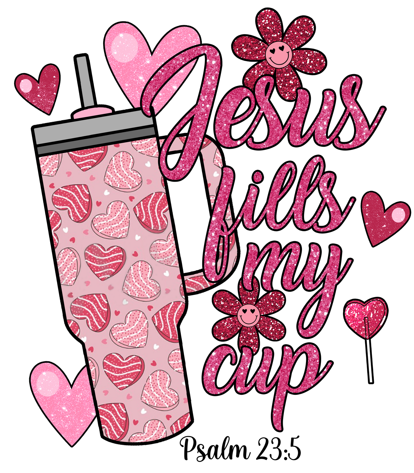 Jesus Fills My Cup Transfers