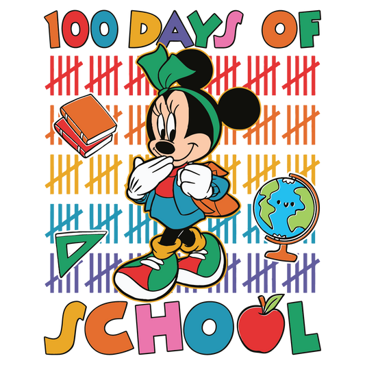 MouseGirl 100 Days of School Transfers