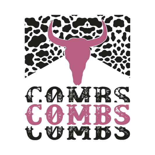 Combs Cowprint Transfers