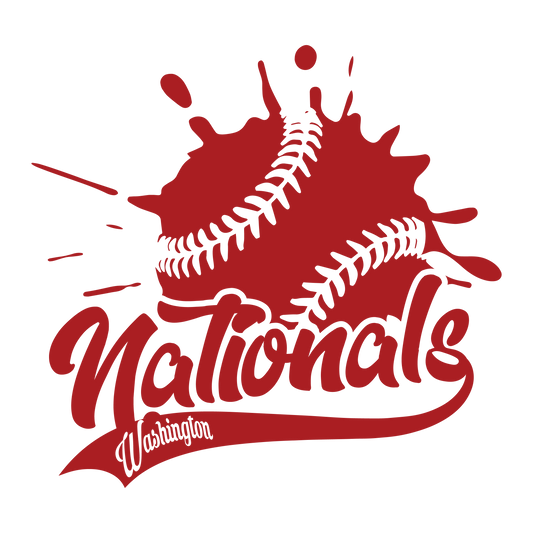 Nationals Baseball Splash Transfers