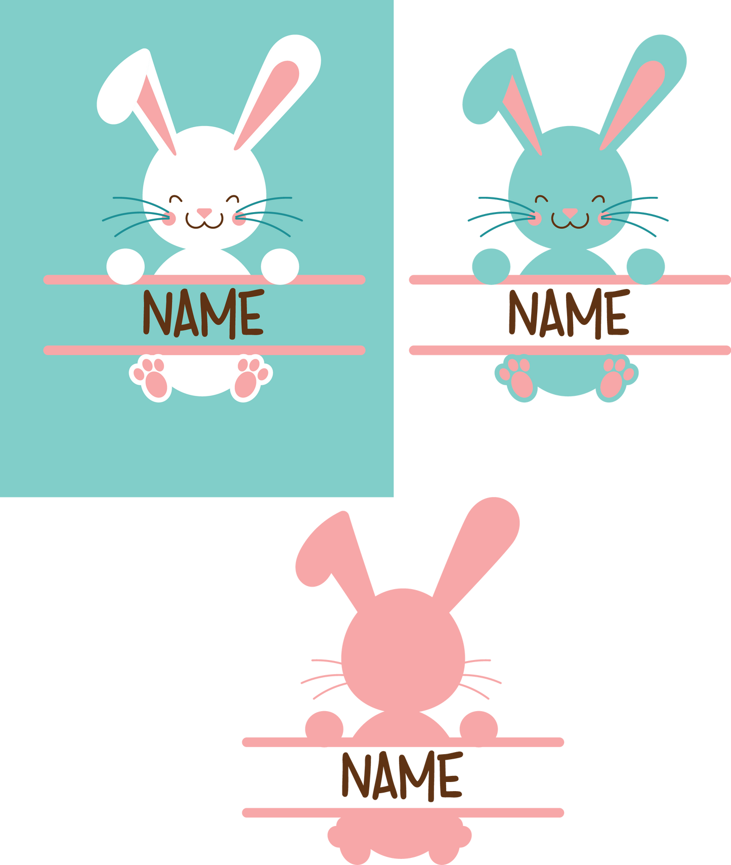 Bunny Blanks Transfers